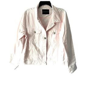 Forever 21 Light Pink Jean Jacket SZ XXL Worn Once